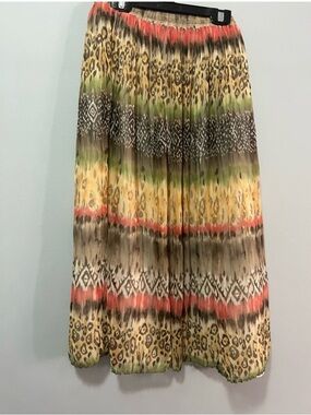 Alfred Dunner Multi-Color Pleated Skirt